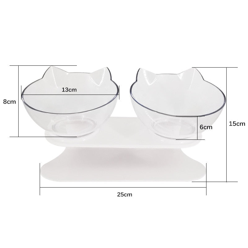 Meow Bowls With Raised Stand