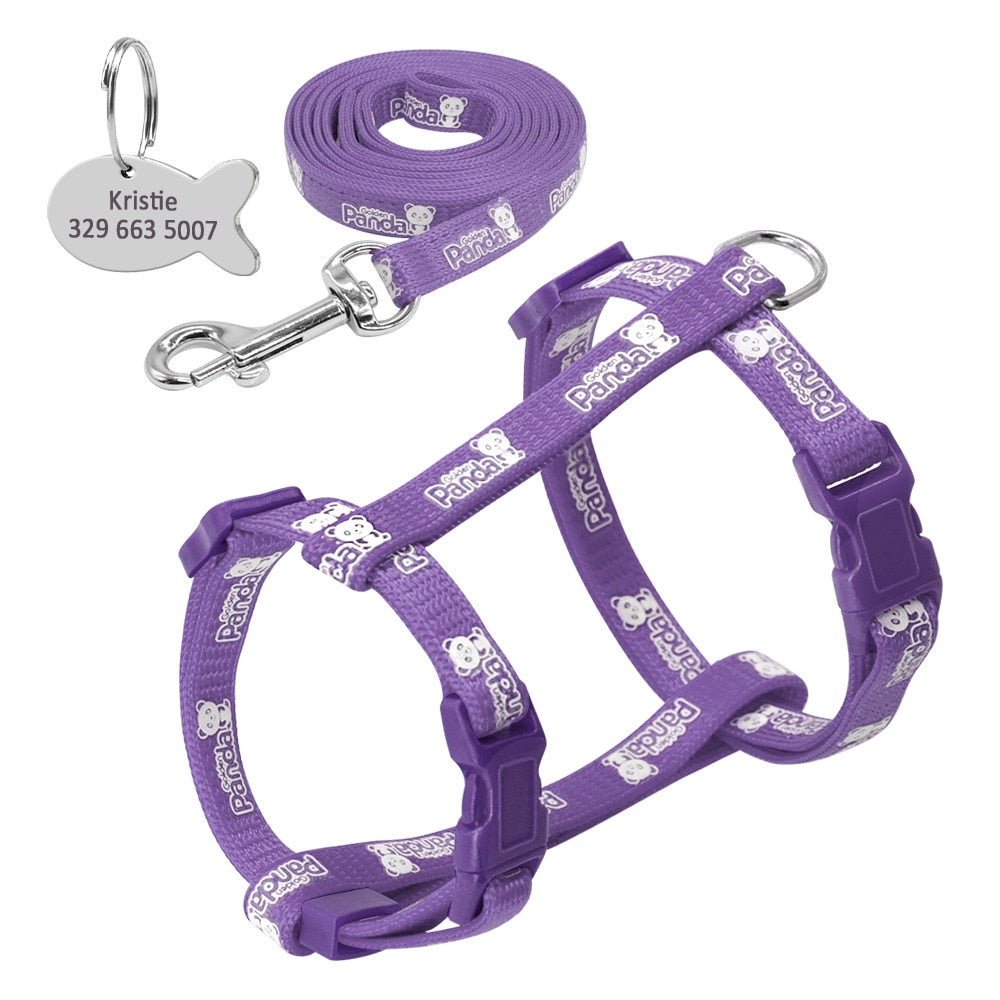 Panda Harness and Leash Set