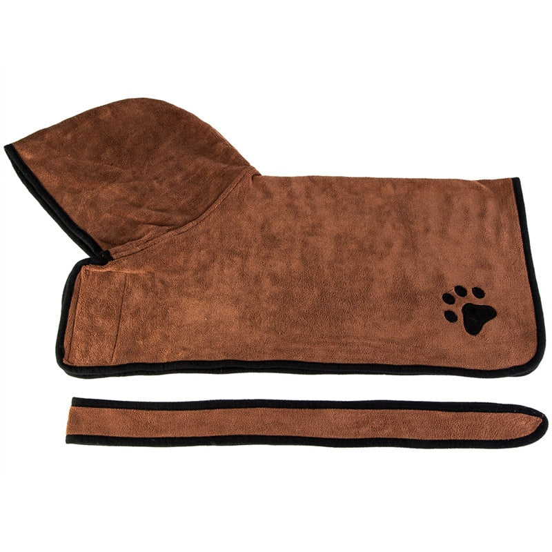 Luxurious Paws Bathrobe
