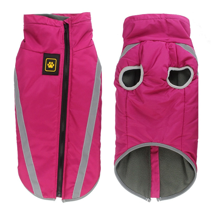 Chaquetas Polares Impermeables Huellas de Invierno