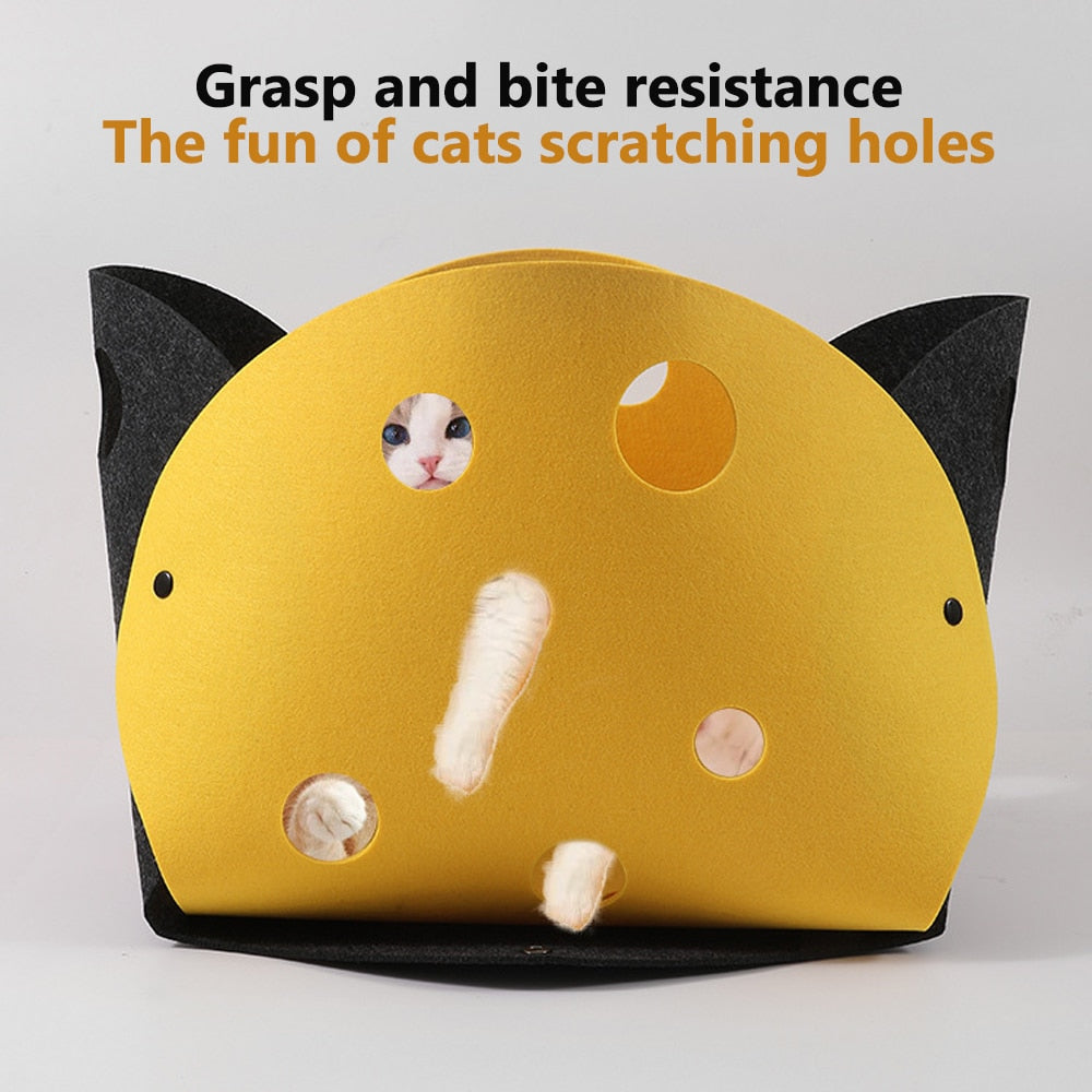 Felt Splicing Cat House & Tunnel