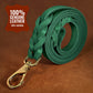 Braided Dog Leather Leash - 5'