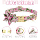 Floral Custom Collar, Harness and Leash Set