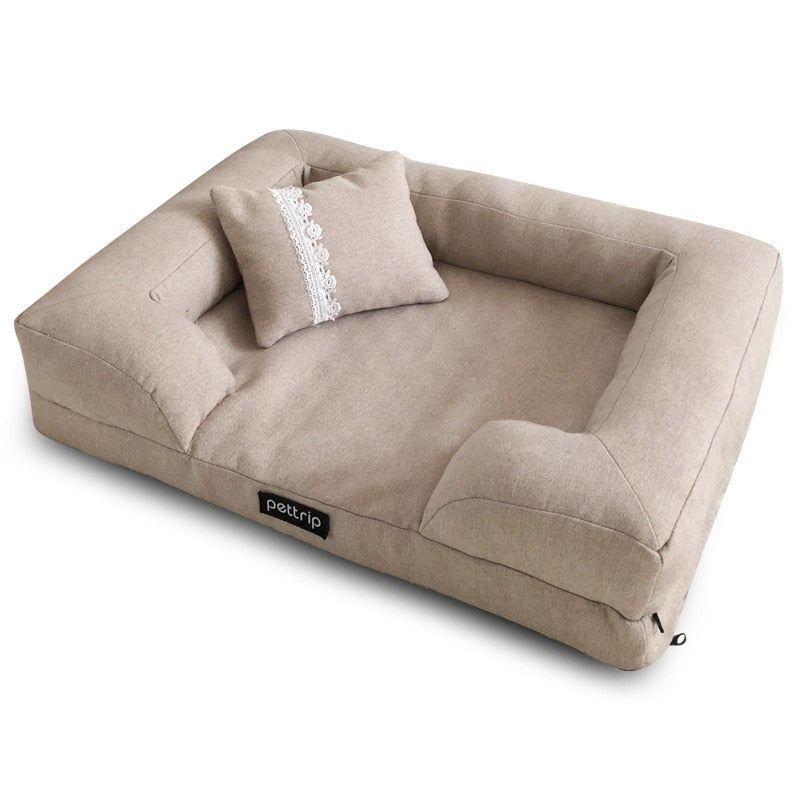 Elegant Sofa Bed with Pillow