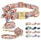 Floral Custom Collar Leash & Bag Set