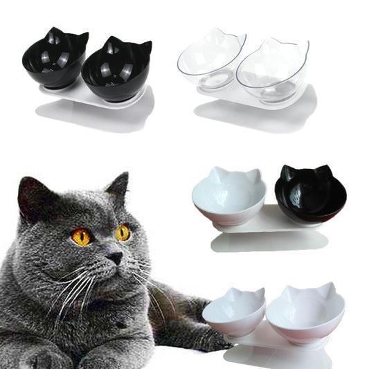 Platos Meow Con Soporte Elevado