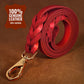 Braided Dog Leather Leash - 5'