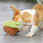 Snail Sniffing Plush Puppy Toy  With Squeaky Sound