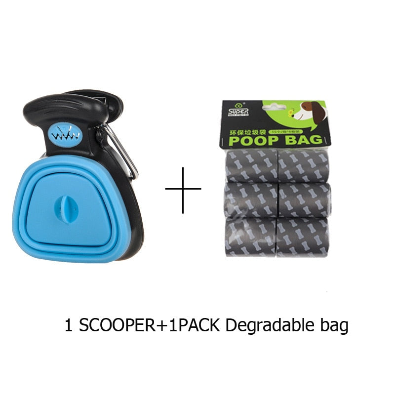 Pooper Scooper With Bag Dispenser